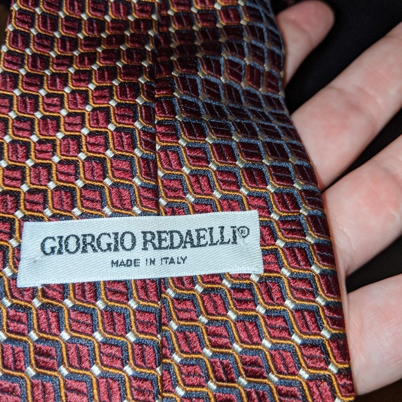 EUC Vintage Giorgio Redaelli 100% silk tie - Picture 2 of 5